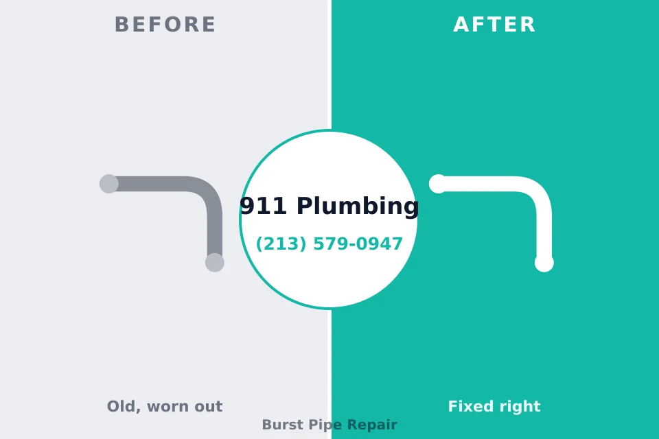 Before and after: plumbing company Enfield, NC